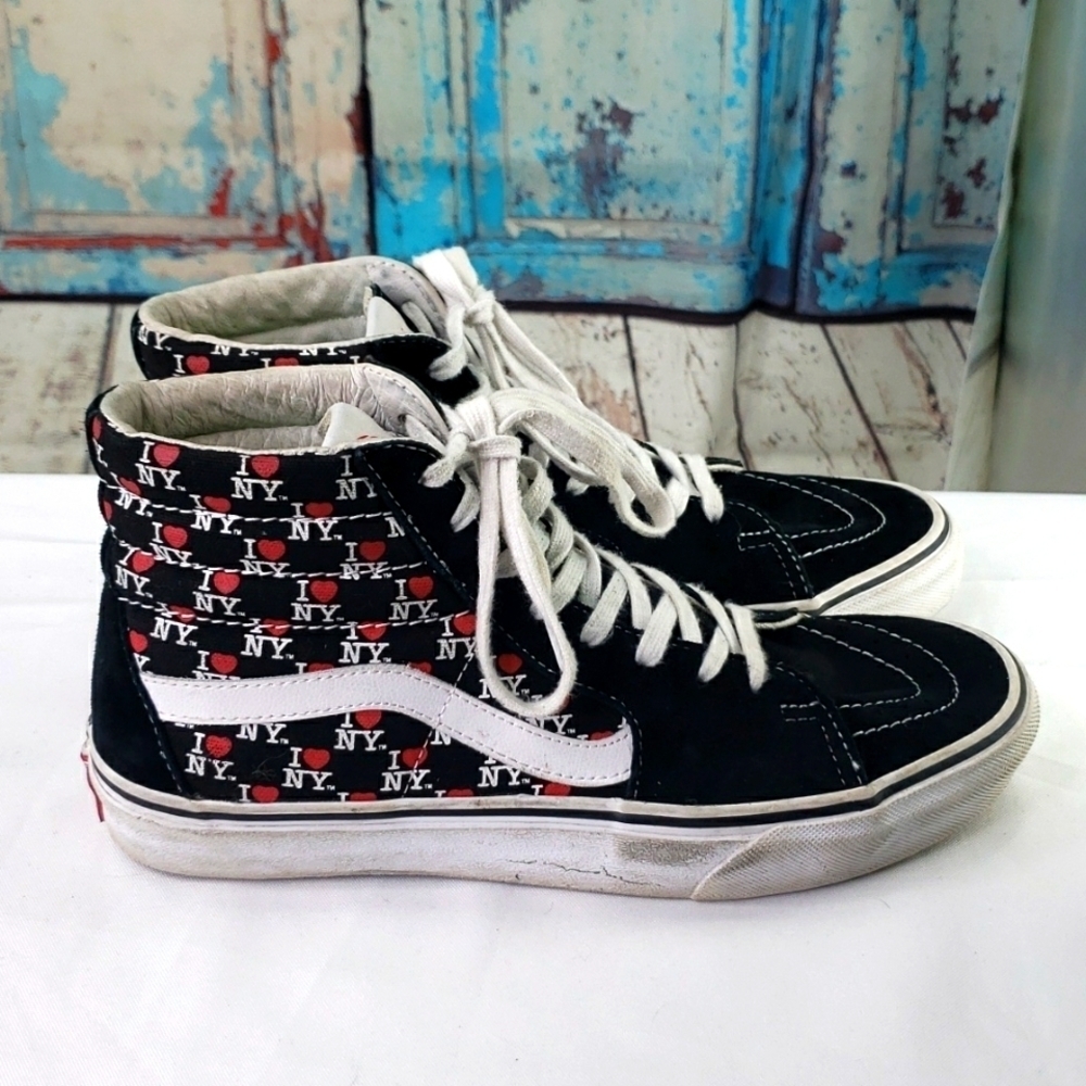 Vans‎ Sk8-Hi The General I Love NY Black sneakers